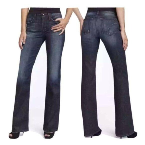 Joe's Jeans Muse Fit Dark Wash Blue Denim Women's Sz 28 EUC - Picture 1 of 8